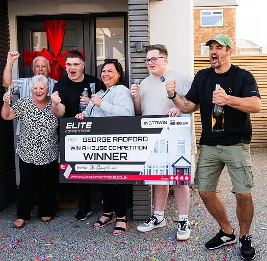 George Radford - Win-a-house winner