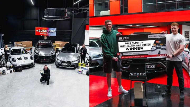 Sam Flinton - Luxury car winner